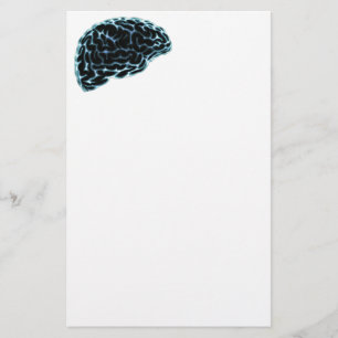PAPETERIE VUE CÔTÉ CERVEAU X-RAY BLEU