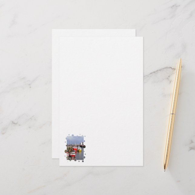 PAPETERIE VUES SUR L'ANGLETERRE (Devant/Arrière en situation)