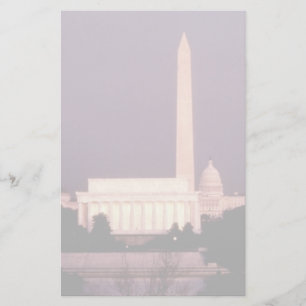 Papeterie Washington Monument, le Capitole et Jefferson