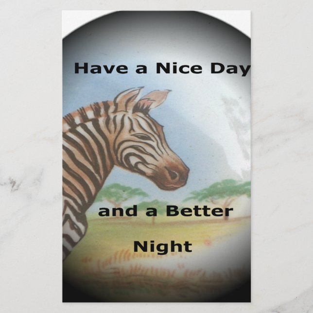 Papeterie Zebra Portrait, Amboseli : l'Esprit de la Savanna (Devant)