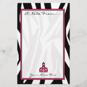 Papeterie Zebra Print Fashion Teacher