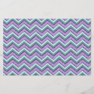 Papeterie ZigZag turquoise et Améthyste