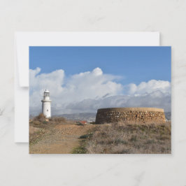 Paphos Lighthouse, Zypern Postkarte
