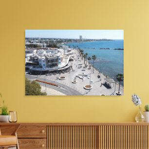 Paphos Seafront-Ansicht Leinwanddruck