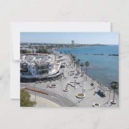 Paphos Seafront-Ansicht Postkarte