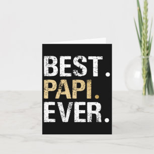 Papi-Geschenk von Enkelin Enkel Bestes Papi  Karte