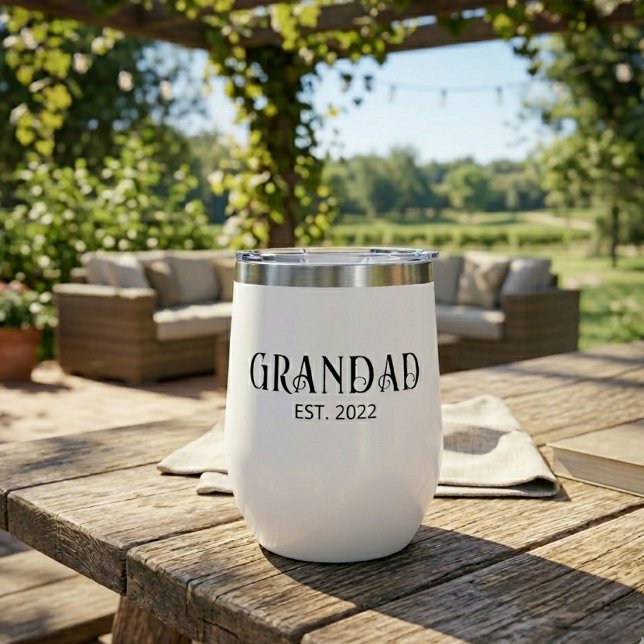 Papi moderne établi écriture noire  (Créateur téléchargé)