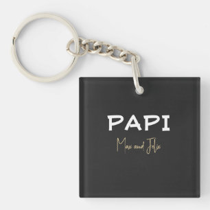 PAPI, Namen der Kinder Schlüsselanhänger