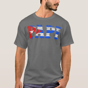 Papi s für Männer Vintage kubanischer Vater Kuba-F T-Shirt
