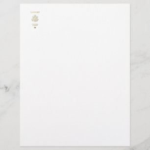 Papier [100] Couverture de passeport américaine