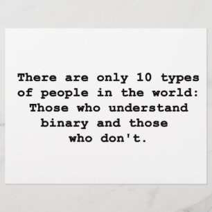 Papier 10 Types de personnes