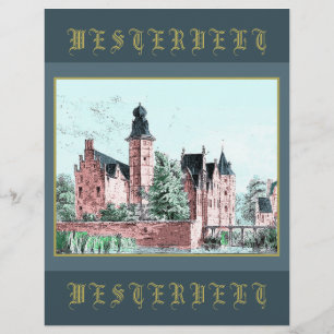 Papier 1729 A. de Haen Dutch Kasteel WESTERVELT