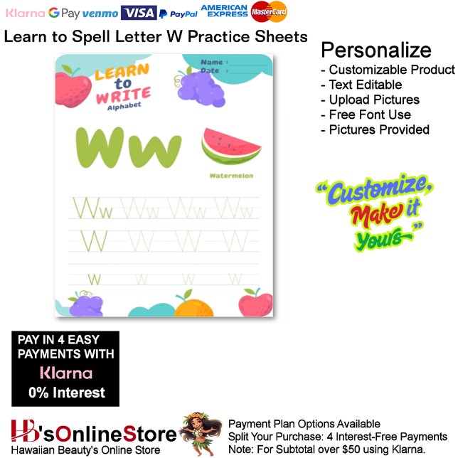 Papier 1 Learn To Spell Letter W Teacher Home Schooling (1 Learn To Spell Letter W Teacher Home Schooling.)