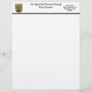 Papier 1re forces spéciales fort lewis vétérans flash Let