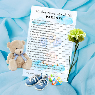 Papier 20 Choses sur les Parents Petite Agneau qui s'envo