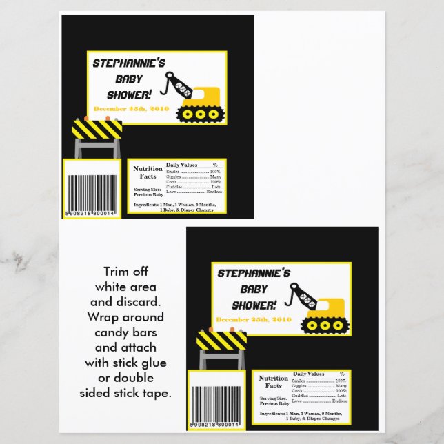 Papier 2 Construction du grand barreau de Hershey (Devant)