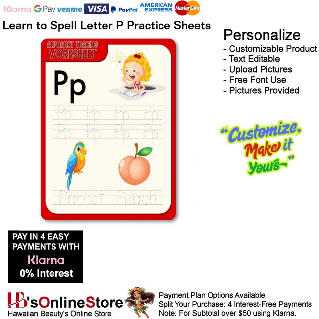 Papier 2 Learn To Spell Letter P Teacher Home Schooling (2 Learn To Spell Letter P Teacher Home Schooling.)