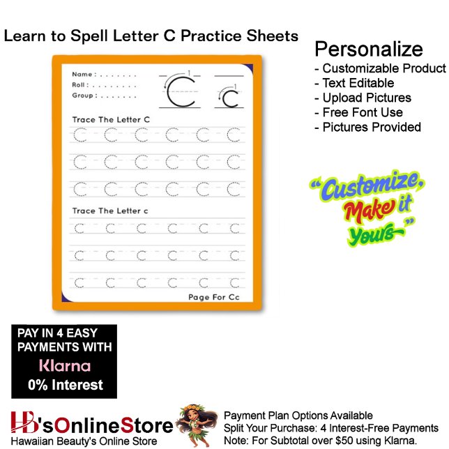 Papier 3 Learn To Spell Letter C Teacher Home Schooling (3 Learn To Spell Letter C Teacher Home Schooling.)