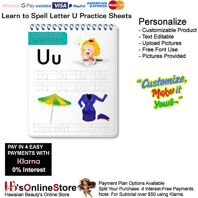 Papier 3 Learn To Spell Letter U Teacher Home Schooling (3 Learn To Spell Letter U Teacher Home Schooling.)