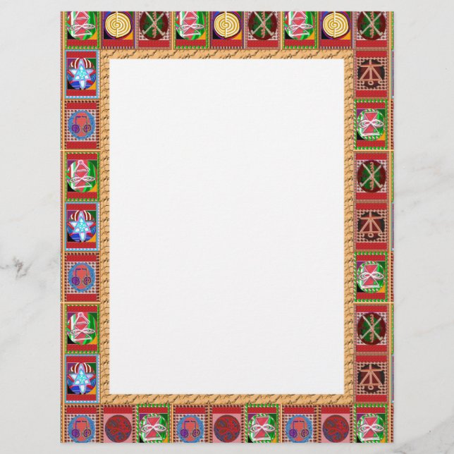 Papier 3 Vente Karuna Reiki Guérison Symbole de guérison  (Devant)