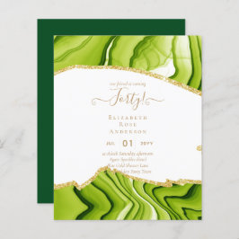 Papier 40e anniversaire Invitations Glamor Girly FUN mode