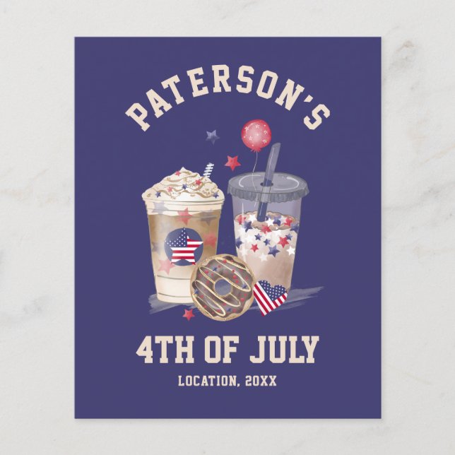 Papier 4 juillet Fête de l'Indépendance de la Réunion fam (Devant)