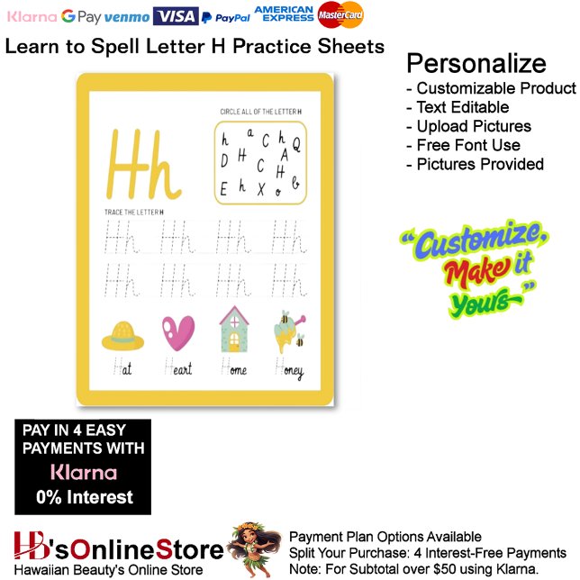 Papier 5 Learn To Spell Letter H Teacher Home Schooling (5 Learn To Spell Letter H Teacher Home Schooling.)
