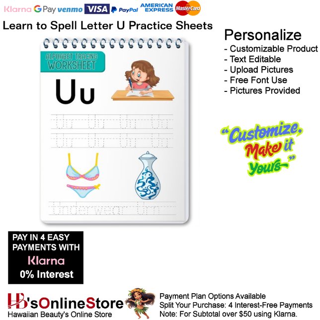 Papier 5 Learn To Spell Letter U Teacher Home Schooling (5 Learn To Spell Letter U Teacher Home Schooling.)
