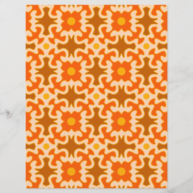 Papier 60s 70s retro mod paper print (Devant)