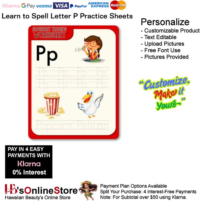 Papier 6 Learn To Spell Letter P Teacher Home Schooling (6 Learn To Spell Letter P Teacher Home Schooling.)