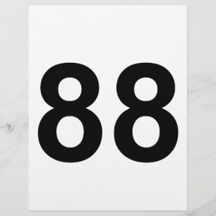 Papier 88 - nombre quatre-vingt-huit