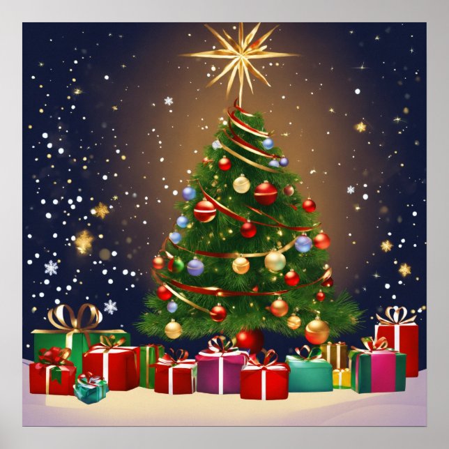 Papier à affiche de Noël (Devant)