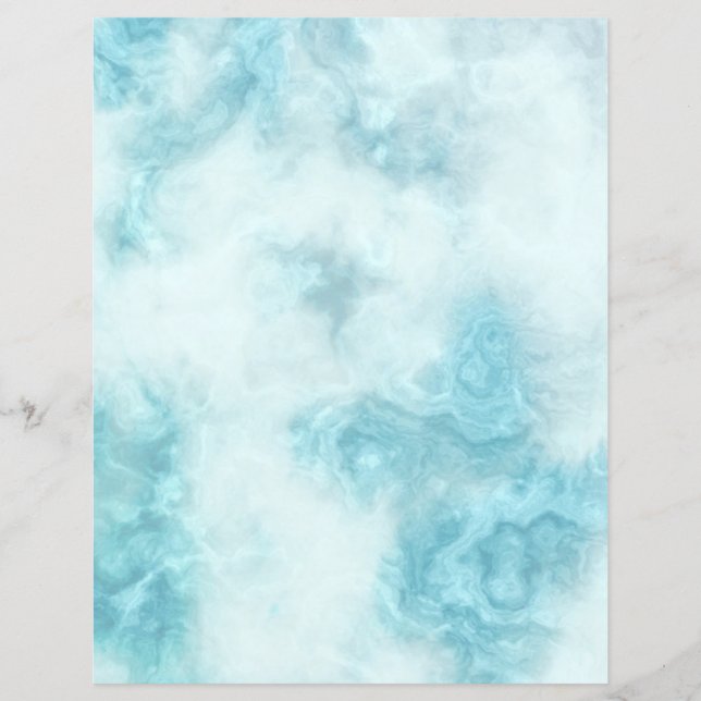 Papier à Arrière - plan en marbre turquoise (Devant)