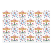 Papier à enveloppement de cirque Feuille plate Ens