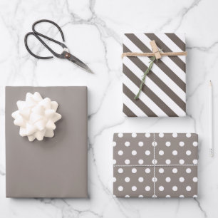 Papier à enveloppement élégant Feuille plate Ensem