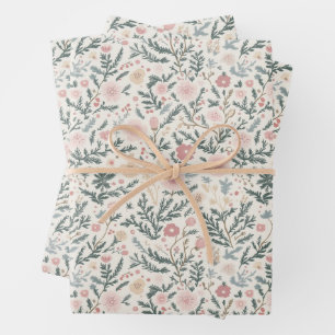 Papier à enveloppement floral