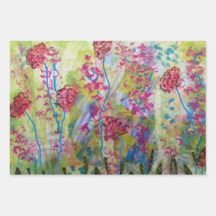 Papier à enveloppement floral