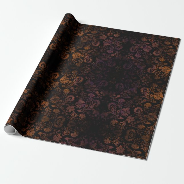 Papier à enveloppement pour cadeau d'automne de l' (Déroulé)
