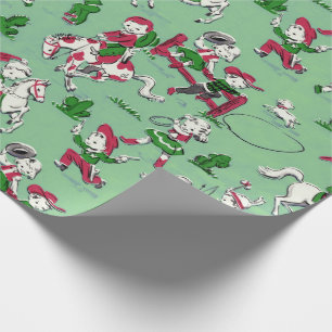 Papier à enveloppement pour cadeau de Cowboy et C