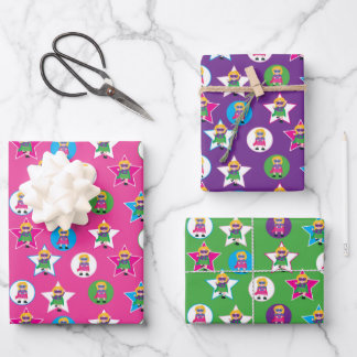 Papier à enveloppement pour superfille