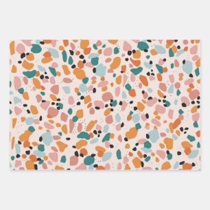 Papier à enveloppement Terrazzo