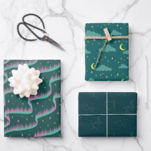 Papier à enveloppement vert Turquoise pour ciel de