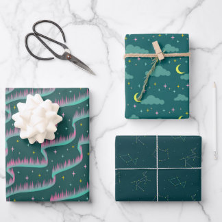 Papier à enveloppement vert Turquoise pour ciel de