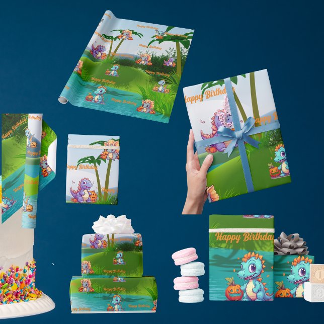 Papier à envelopper Anniversaire de enfant cadeau  (Créateur téléchargé)