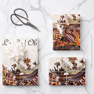 Papier à envelopper Feuille plate de 3