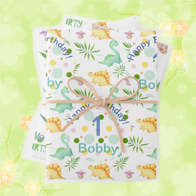 Papier à envelopper Feuille plate de 3 (Créateur téléchargé)