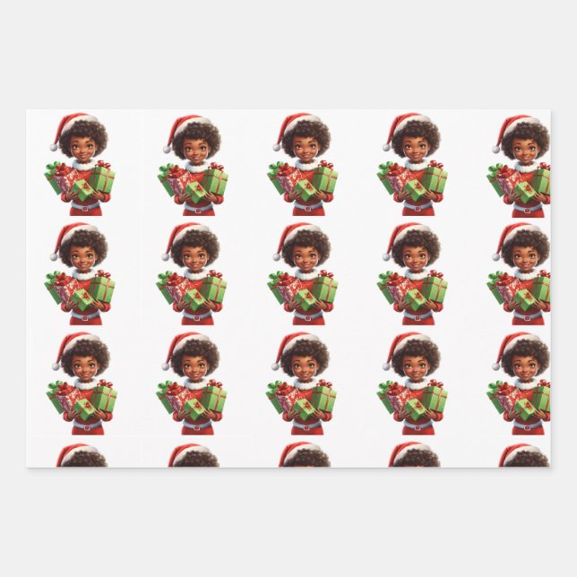 Papier à envelopper Feuille plate de 3 (Devant)