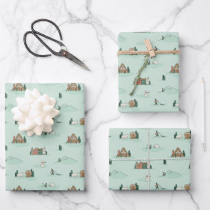 Papier à envelopper inspiré de la Scandinavie