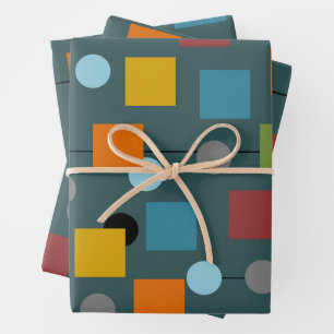 Papier à envelopper - Moderne du milieu du siècle 