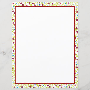 Papier à feuille en mini-floral